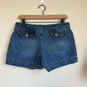 2006 Gap Denim Tie Waist Mini Shorts thumbnail 4