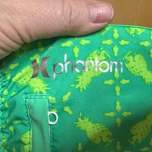 Hurley Phantom Block Party Beachrider Board Shorts Pineapple Print Size Small thumbnail 9
