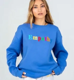 The Mayfair Group EMPATHY ALWAYS crewneck Blue thumbnail 1