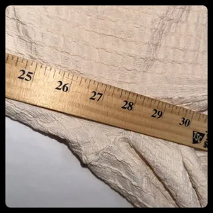 Unbranded Pajama Set Medium Cream‎ Black Trim Seersucker Loungewear thumbnail 8