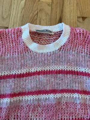 Kimchi Blue Pink Knit Sweater thumbnail 4