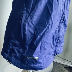 SAUCONY purple running vest hooded full zip lightweight packable nylon‎ sz S thumbnail 2