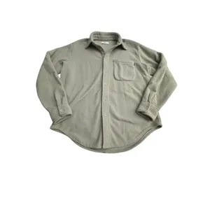 TNA Aritzia Sz 2 Polar Jacket Polartec 200 Long Sleeve Fleece Shacket Green Xx-8 thumbnail 8