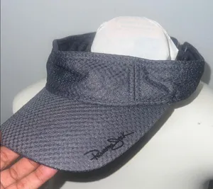 Panama Jack Dark Gray Signature Visor Cap Golf Tennis thumbnail 1