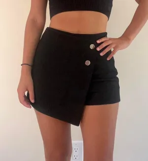 Black Mini Skort thumbnail 4