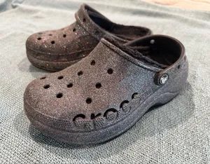 CROCS Glitter Classic Clog - Sparkle Charcoal thumbnail 1