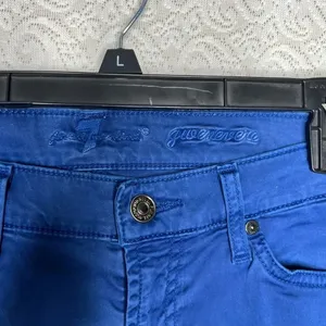 7 For All Mankind Blue Gwenevere Skinny Jeans Size 28 thumbnail 6