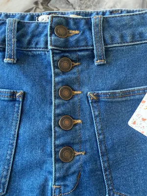 Free People Women's "Reel" Denim Shorts, Size 25, New with Tags. thumbnail 4