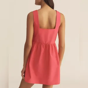 Anthro / Daily Practice Sleeveless Split-Neck Mini Dress thumbnail 3