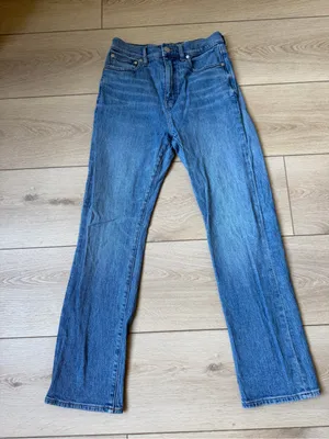Madewell The '90s Straight Jean Medium Blue Wash Size 27 High Rise Jeans thumbnail 8