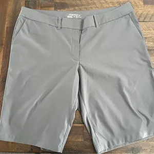 Nike Gray Bermuda Shorts Tailored Knee-Length thumbnail 1