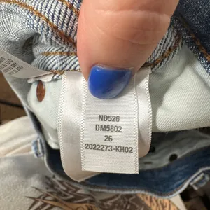 MADEWELL Woman’s Stovepipe Medium Wash Straight Jeans‎ Size 26 thumbnail 7