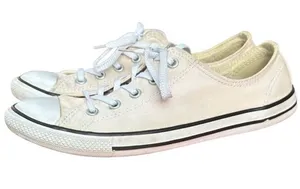 Converse Chuck‎ Taylor All Star Low Top Sneakers Pink Canvas Womens 7 EU 38 thumbnail 1