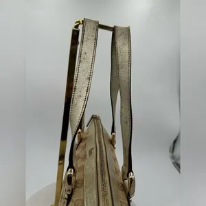GUCCI Silver Trim Canvas Tote Bag thumbnail 3