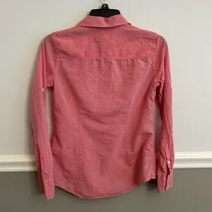 J. Crew Pink The Perfect Shirt Button Down Long Sleeve Classic Extra Small thumbnail 3