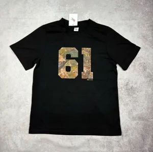NWT Boo & Co Varsity Camo Baggy Tee In Black thumbnail 1
