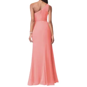 Celebrate by DB Studio Coral One-Shoulder Gown - Size 14 thumbnail 2