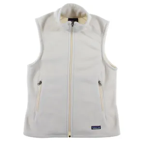Patagonia Synchilla Cream Fleece Vest Women’s Size Small Zip Up thumbnail 2
