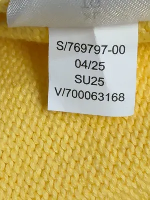 Banana Republic NWT Yellow Cotton Short Sleeve Polo Sweater XL thumbnail 10