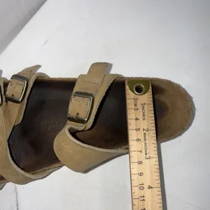 Birkenstock Franca Tan Leather Crisscross Strappy Slides Sandals Size EU 38 N thumbnail 12