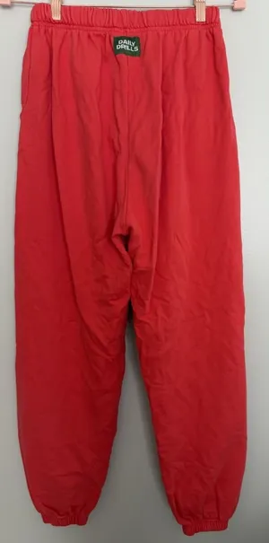 Daily Drills Sweatpants Red Women's Size XS/S thumbnail 1