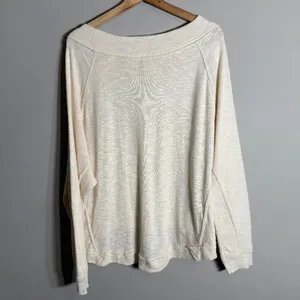 Free People We the Free Don't Forget Me Top Womens Medium Ivory Long Sleeve Boho thumbnail 12