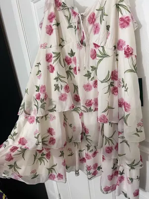 Wild Fable Ruffle Dress Floral thumbnail 4