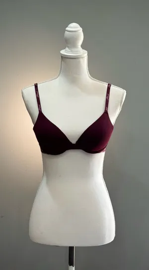 Purple Victoria's Secret PINK Wear Everywhere T-Shirt Bra Size 32B EUC thumbnail 1