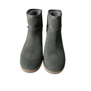 UGG‎ Women's Classic Femme Boots Mini Wedge Heel Size 11 Suede Leather thumbnail 2