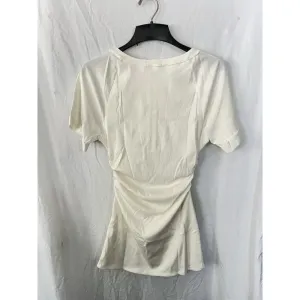 Revolve XS Lovers + Friends Flora Short Sleeve Ruched WINTER White‎ Mini Dress S thumbnail 6