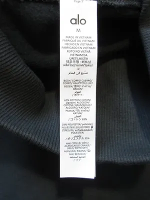NWT Alo Hazy Mock Neck Pullover in Anthracite Gray Oversized Fleece Sweatshirt M thumbnail 4