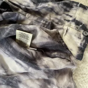 Side Stitch Women's Top Sz XL Tie Dye Tencera Button Front Top Blue A393918 thumbnail 8