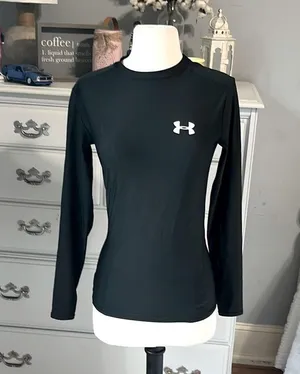 Under Armour Women's Black Long Sleeve Top thumbnail 2