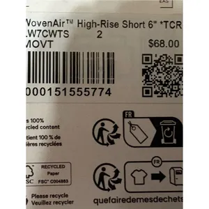 NWT new lululemon woven air HR 6” khaki tan women’s shorts sz 2 Canada Olympics thumbnail 4