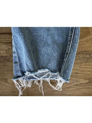 American Eagle Outfitters Curvy Stovepipe Mid Rise Jeans Medium Wash Women's 00 thumbnail 5