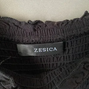 ZESICA Boho Flowy Dainty Smocked Tiered Maxi Dress‎ Black thumbnail 5