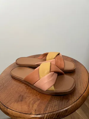Madewell Jayna Braided Slide Sandals in Washed Mauve Size 8 thumbnail 2