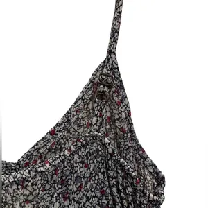Anthropologie STARING AT STARS SHEER DITZY PRINT MAXI STRAPLESS DRESS S thumbnail 4