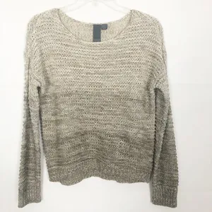 Quinn Open Knit Pullover Crop Sweater Brown thumbnail 2