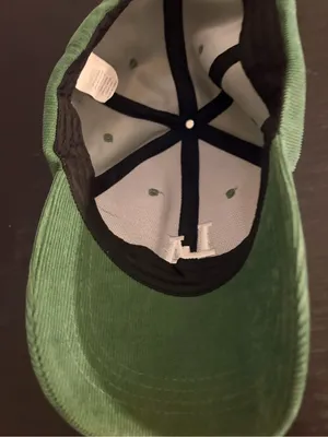 Green Corduroy LA Baseball Cap thumbnail 4