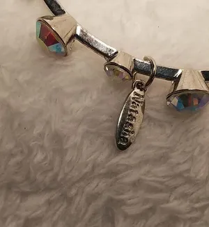 Natasha Silver Rhinestone Bracelet Silver thumbnail 5