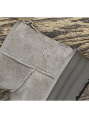 NWT UGG Classic Mini Platform Boot Ankle Bootie 1134991 Smoke Plume Gray 5M thumbnail 15