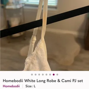 Abercrombie White PJ Set Cami & Shorts thumbnail 4