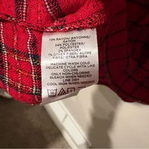 Loft Plaid Blouse | Size: Medium thumbnail 5