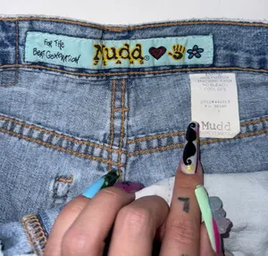 Mudd high rise denim shorts  thumbnail 3