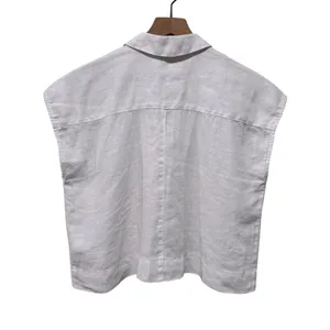 Madewell Womens Oversized Boxy 100% Linen Shirt Women Sz XS White Button Up thumbnail 2