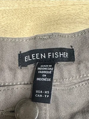 Eileen Fisher Garment-Dyed Utility Organic Cotton Cargo Pant Sz XS thumbnail 7