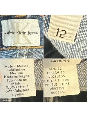 Calvin Klein Jeans Vintage 1990's Easy Fit Double Stone Boyfriend Jeans Size 29 thumbnail 5