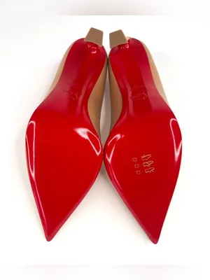 Christian Louboutin Condora 100mm Beige Leather Pumps Size EU 40 thumbnail 7