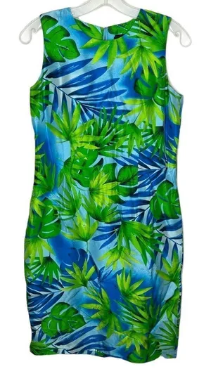 Vintage Moda Seta‎ Silk Sleeveless Dress thumbnail 1